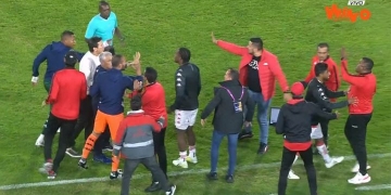 ¡Terminó caliente el partido entre Santa Fe y Cali! ¿Qué fue lo que pasó?