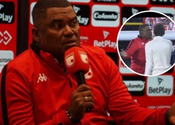 Hubert Bodhert explicó el altercado con el banco del Deportivo Cali