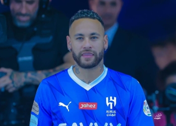 Luces, drones y fuegos artificiales en la presentación de Neymar en Al-Hilal