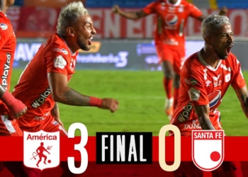 El inolvidable 3-0 de América ante Santa Fe en la final del 2020