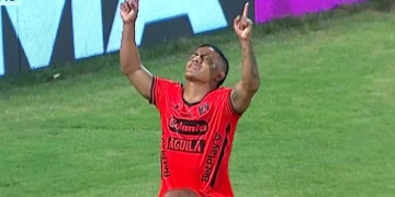 El gol de Cristian Barrios (entre las piernas de Mier) y la charla de Lucas con Cardona