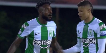 ¿Qué pasó, muchachos? Álvaro Angulo y Nelson Deossa tras el gol de Águilas…