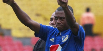 Bonner Mosquera, el futbolista con más partidos en Millonarios y su historia en el club