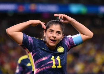 Catalina Usme marcó el primer gol de Colombia vs. Jamaica