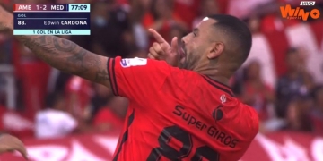 De otro nivel: el primer señor golazo de Edwin Cardona con América