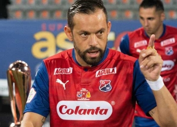 Matías Mier, autor del último gol del DIM en una final ganada