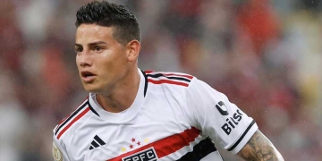 James y el otro lado de su debut en Sao Paulo: sus mejores jugadas, el comentario del DT y “acá fui feliz”