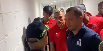 El video donde comenzó todo entre la Policía y los jugadores de América