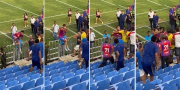 Lo que pasó con Ricardo Márquez y un hincha del Unión en el estadio Sierra Nevada