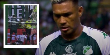 ¡Otra vez, Teo Gutiérrez! Pisotón y roja