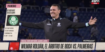Wilmar Roldán: Show en la Bombonera y su sueldo por pitar la semifinal de Libertadores