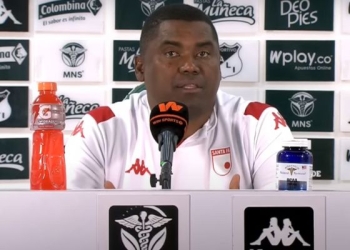 Bodhert, tras empate ante el Cali: «Santa Fe se está acostumbrando a competir y a sumar»