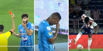 Primer tiempo y Junior gana el clásico 5-0: expulsión, autogol y definición de taco