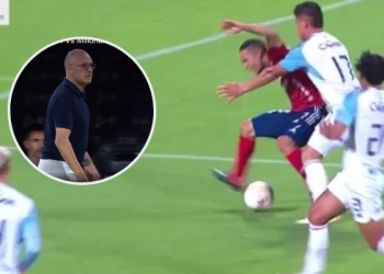 El penalti que no le dieron al DIM y la reacción de Alfredo Arias