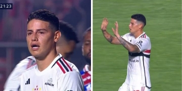James Rodríguez: ¡Del fallo de un nuevo penalti a su primer gol con Sao Paulo!