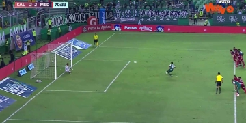 El penalti fallado del Chino Sandoval con el que van a soñar los hinchas del Cali