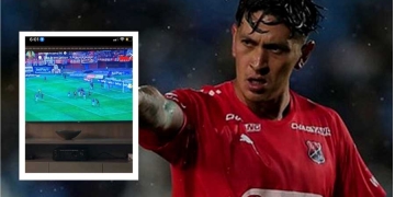 Germán Cano, siempre pendiente del DIM: ¡Su reacción por esta jugada en Cúcuta!