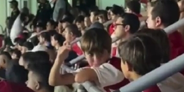 Video: La reacción del hijo de Shakira cuando tuvo que irse del partido de Junior