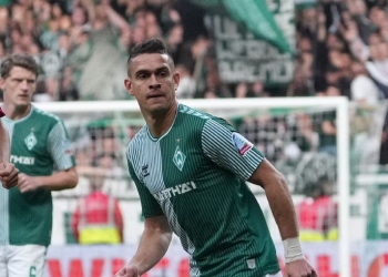 Así fue el primer gol de Rafael Santos Borré con el Werder Bremen