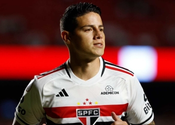 James Rodríguez: Dos asistencias, buen juego y reconocimiento de los hinchas de Sao Paulo