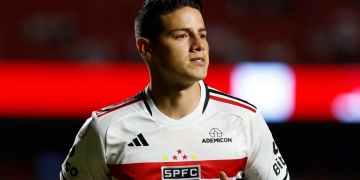 James Rodríguez: Dos asistencias, buen juego y reconocimiento de los hinchas de Sao Paulo