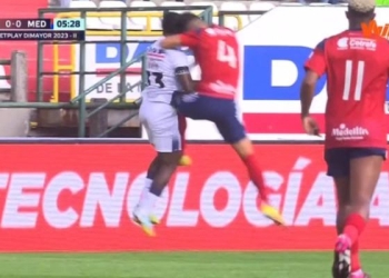 ¿Era roja para Marulanda? Primer partido del semestre y susto a los hinchas del DIM