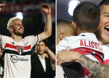 Jonathan Calleri llenó de elogios a James Rodríguez: «A veces tengo pena de hablarle»
