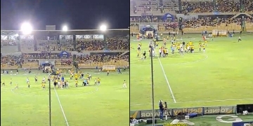 ¡Hinchas del Real Cartagena invadieron la cancha y agredieron a jugadores de su equipo!
