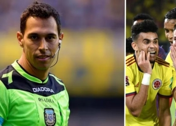Así le ha ido a la Selección Colombia con Facundo Tello, árbitro que estará ante Ecuador