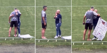 Ahora en video: el conmovedor gesto de Daniel Torres con una hincha del DIM