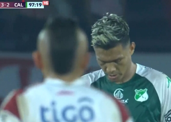 Cali hizo 2 goles en Barraquilla, pero se acabó el invicto de 5 juegos