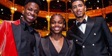 Linda Caicedo en la gala: foto madridista, salida al escenario y posición en la votación