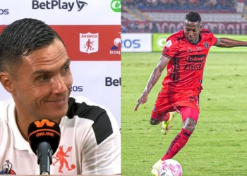 Lucas González y su ferrea defensa a Esneyder Mena