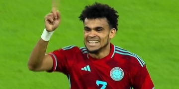 Milimétrico: el gol anulado a Luis Díaz ante Ecuador