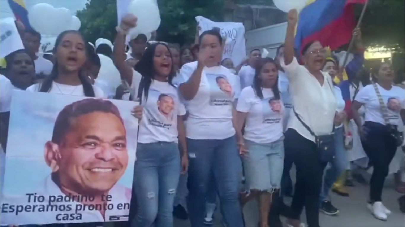 Videos: Las manifestaciones en La Guajira y Barranquilla por la liberación del papá de Luis Díaz