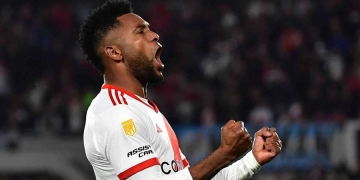 Otro doblete, ¿y cuántos goles ha marcado Miguel Borja en River Plate?
