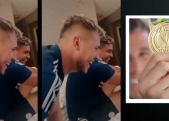 Inolvidable: Juan Pablo Vargas y el festejo del título a la distancia