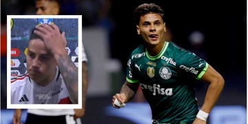 ¡Qué partido en Brasil! James lo sufrió, Richard Ríos se lució