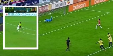 Las jugadas en que se basa la crítica a Luis Díaz