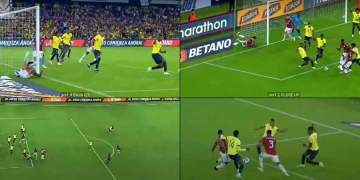 Así se tomó la decisión del gol invalidado a Carlos Cuesta. ¡El audio del VAR!