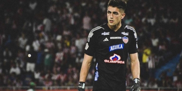 Santiago Mele y sus tremendos números con Junior tras llegar de la Selección de Uruguay