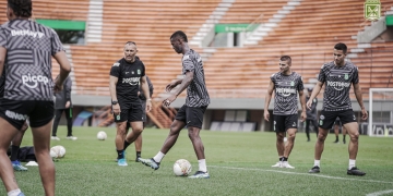 Atlético Nacional entrenando