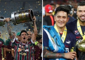 Germán Cano ya alza la Copa Libertadores: ¿A cuántos títulos llegó en su carrera?