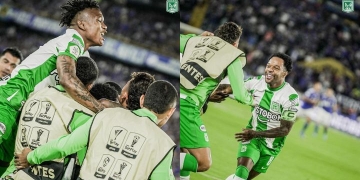 Gol de Dorlan Pabón en la final y así celebró Atlético Nacional