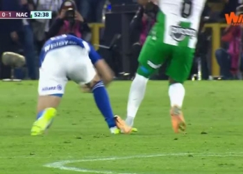 Millonarios vs. Atlético Nacional: ¿Y eso no era roja para Dorlan Pabón?