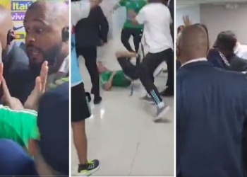 Video: el altercado que hubo en la sala de prensa entre personal de Colombia y Brasil