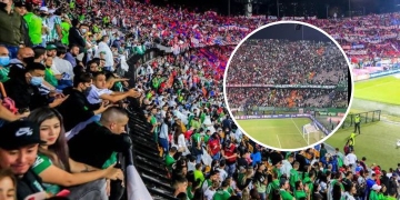 ¡No todo fue color de rosa en el regreso de las dos hinchadas al Atanasio!