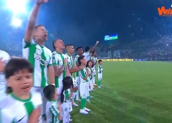¡Hasta Jhon Duque! Jugadores de Nacional cantaron a todo pulmón el himno antiqueño