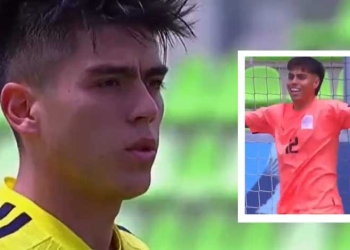 Se lo hicieron a Daniel Ruiz en el penalti definitivo. ¡Igual que el Dibu!