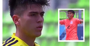 Se lo hicieron a Daniel Ruiz en el penalti definitivo. ¡Igual que el Dibu!